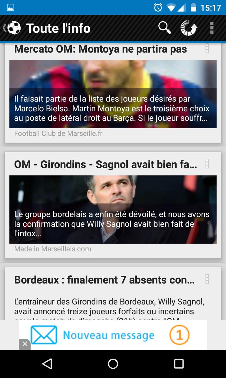 Foot Info Marseille