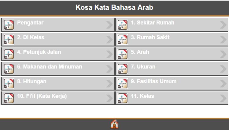 Kosakata Bahasa Arab