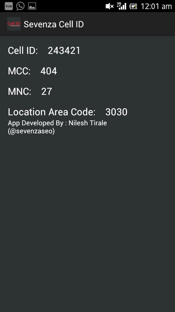 Sevenza Cell ID