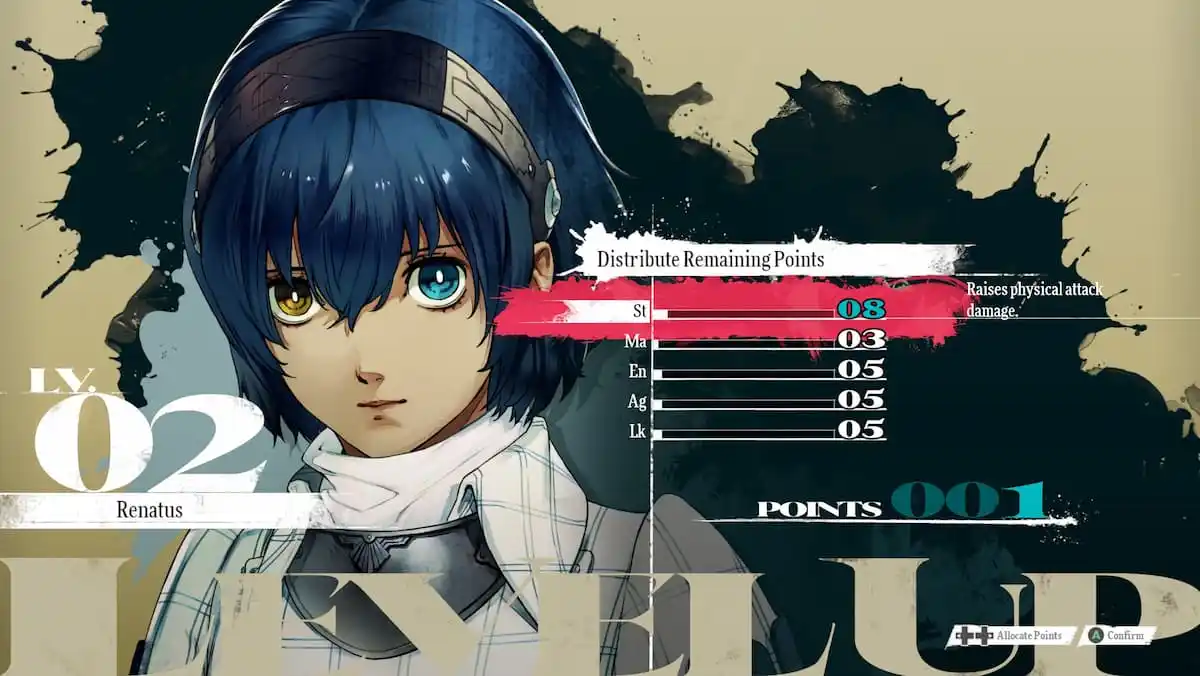 Metáfora Refantazio Best Build for the Protagonist
