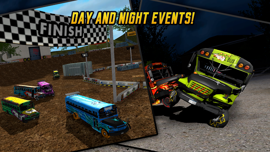 School Bus Demolition Derby