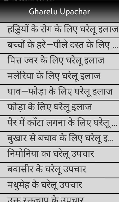 Gharelu Upachar