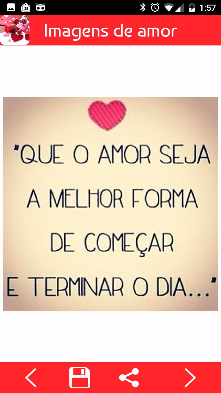 Imagens com frases de amor