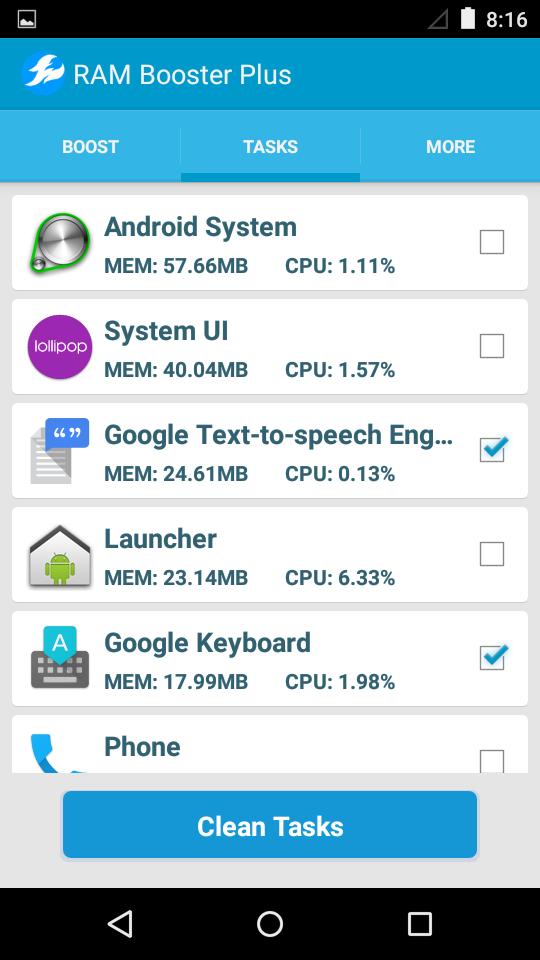 RAM Booster Plus