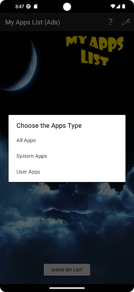 My Apps List (Ads)