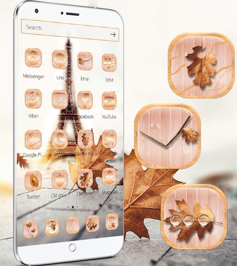 Autumn Paris Tower Theme