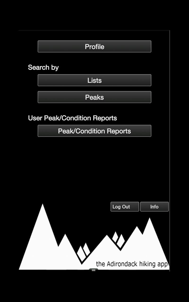the Adirondack hiking app