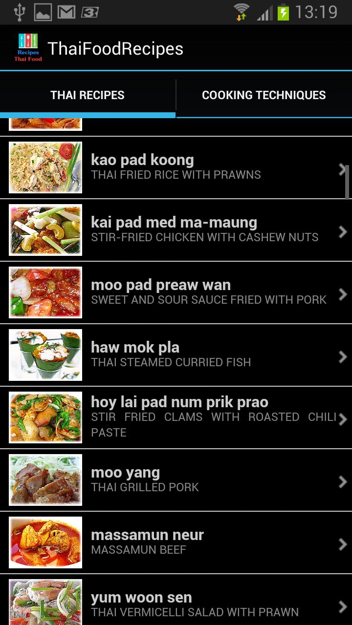 Thai Food Recipes - Thai Food