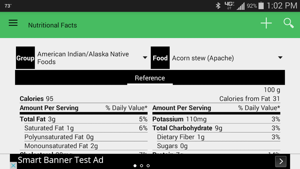 Nutritional Facts