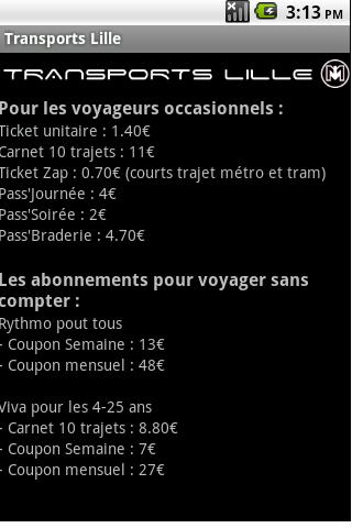 Transports Lille