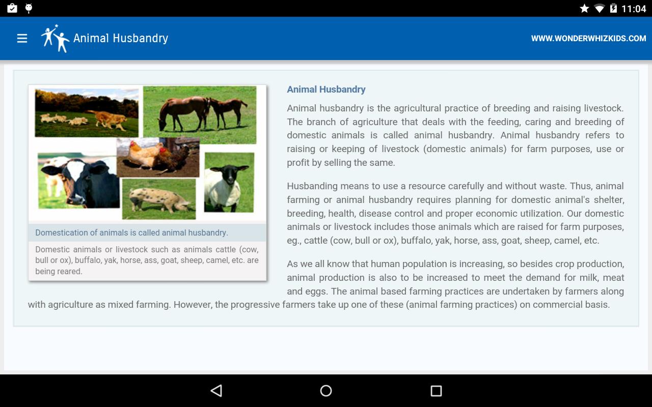 Animal Husbandry
