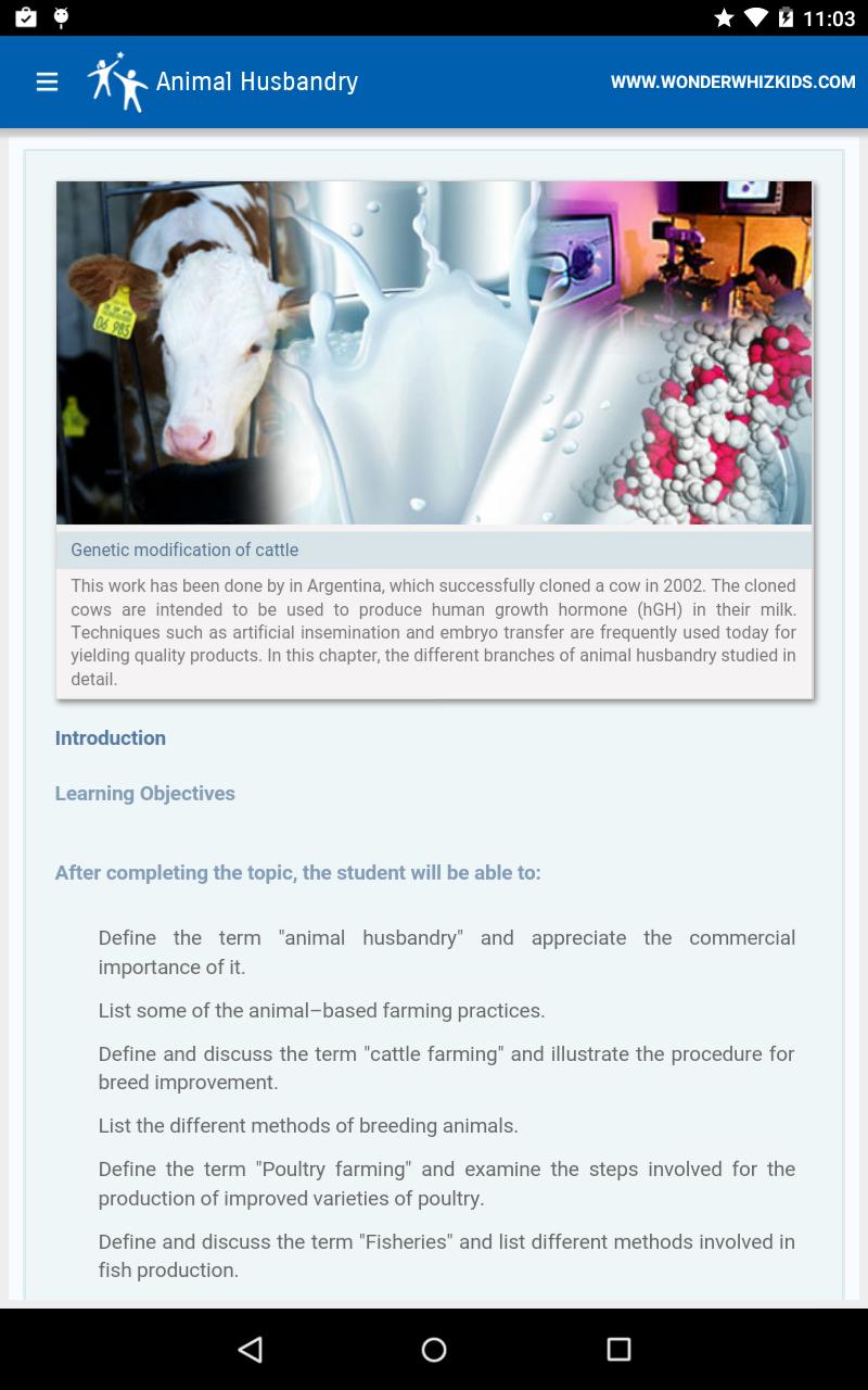Animal Husbandry