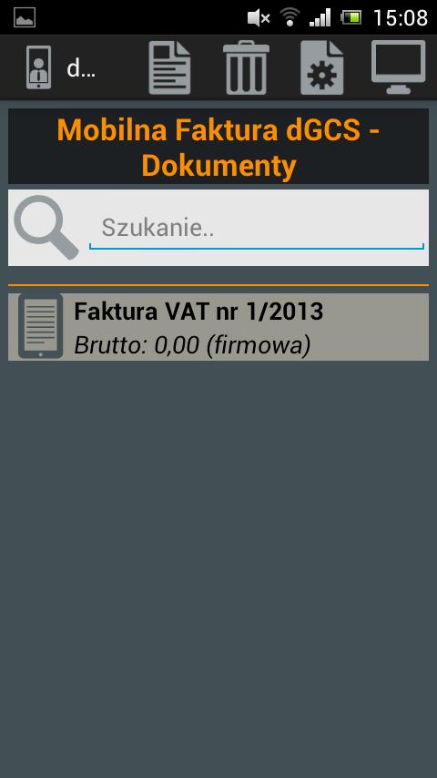 Mobilna Faktura dGCS Free