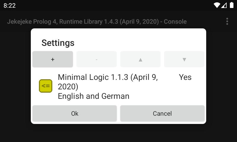 Jekejeke Prolog Minlog