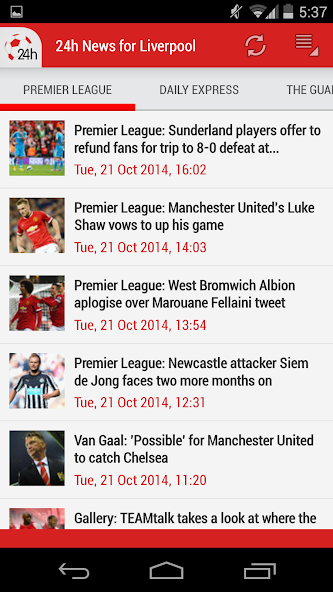 24h News for Liverpool
