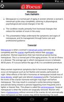 Menopause