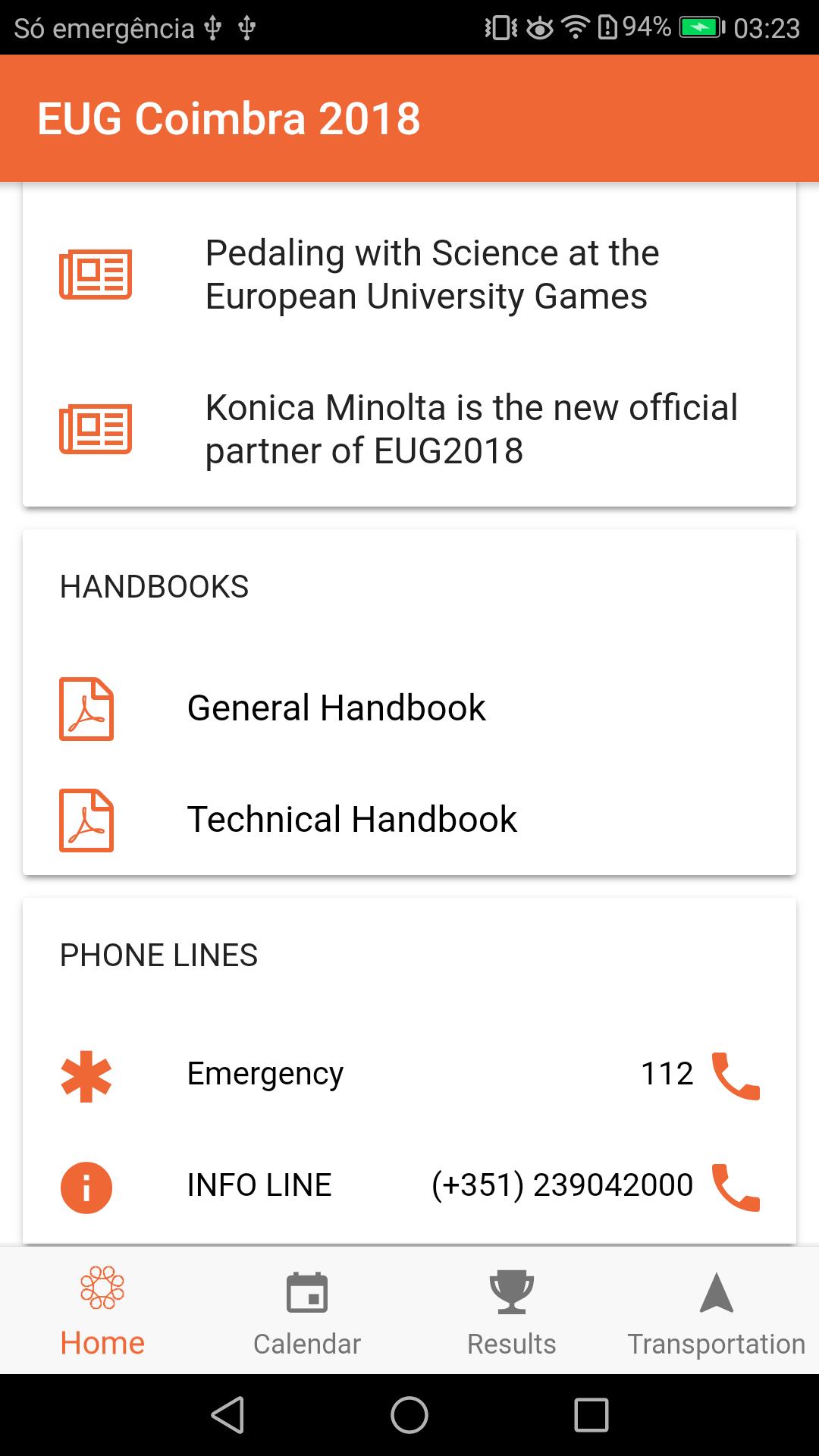 EUG Coimbra 2018