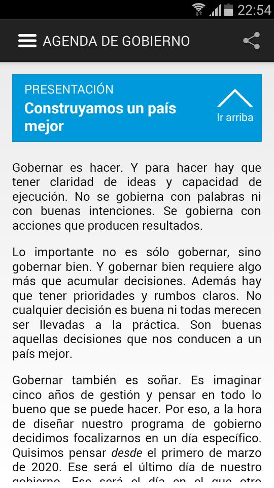 Agenda de gobierno