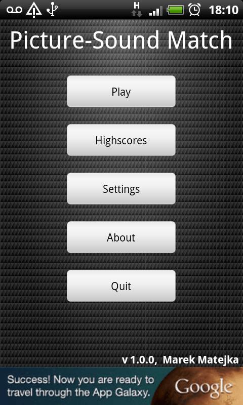 Picture-Sound Match