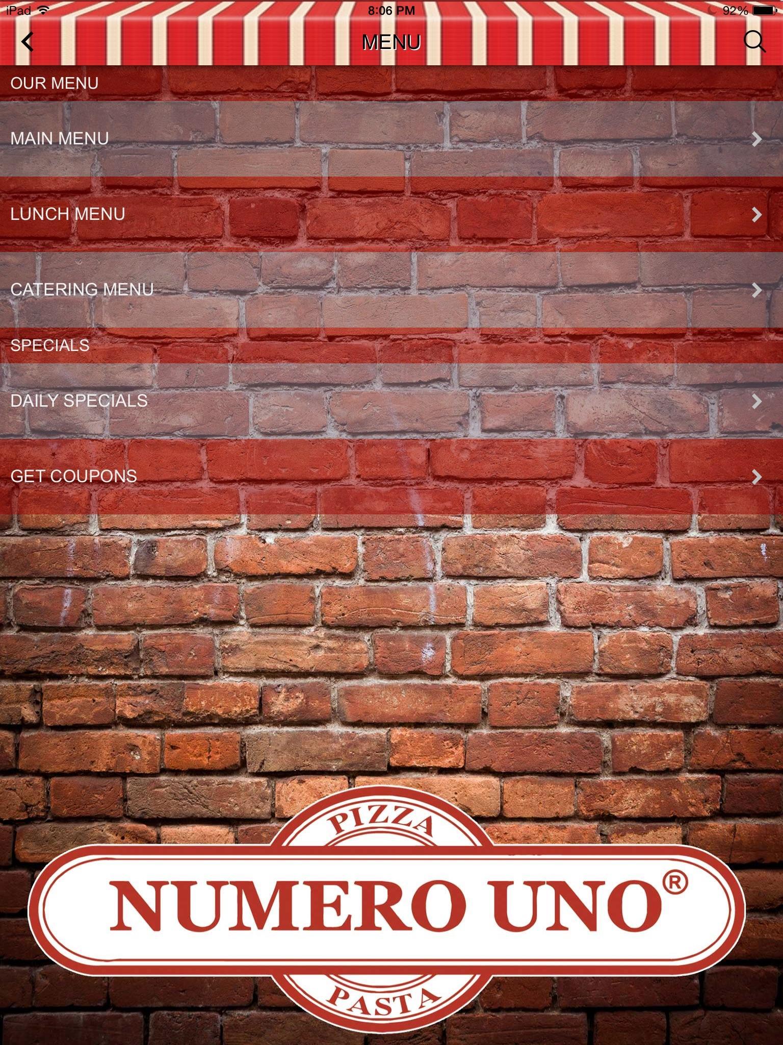 Numero Uno Pizza