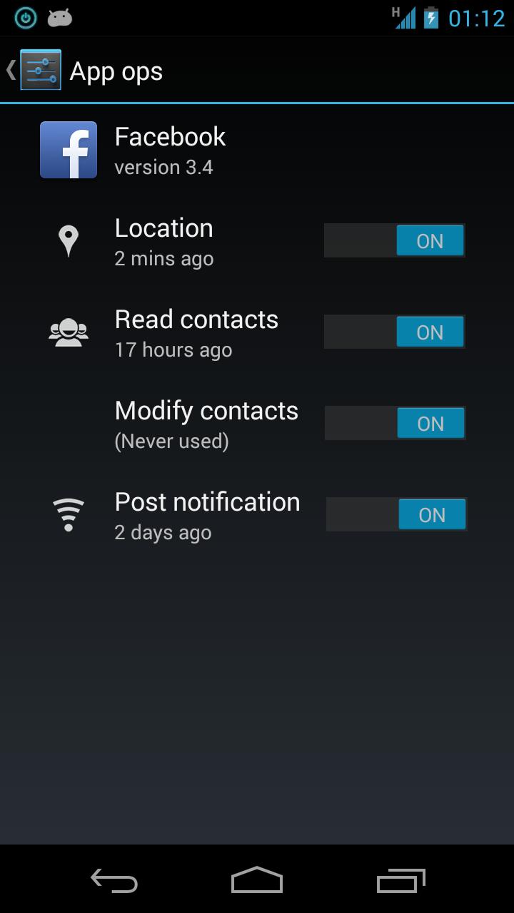 App Ops Shortcut