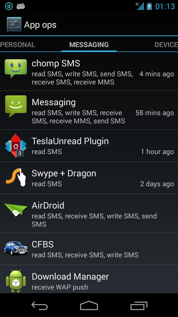 App Ops Shortcut