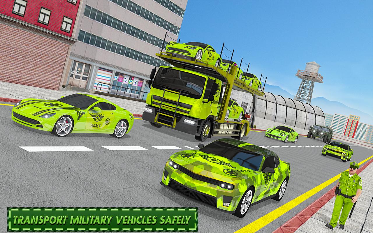 US Army Transporter Truck: Car Driving Games