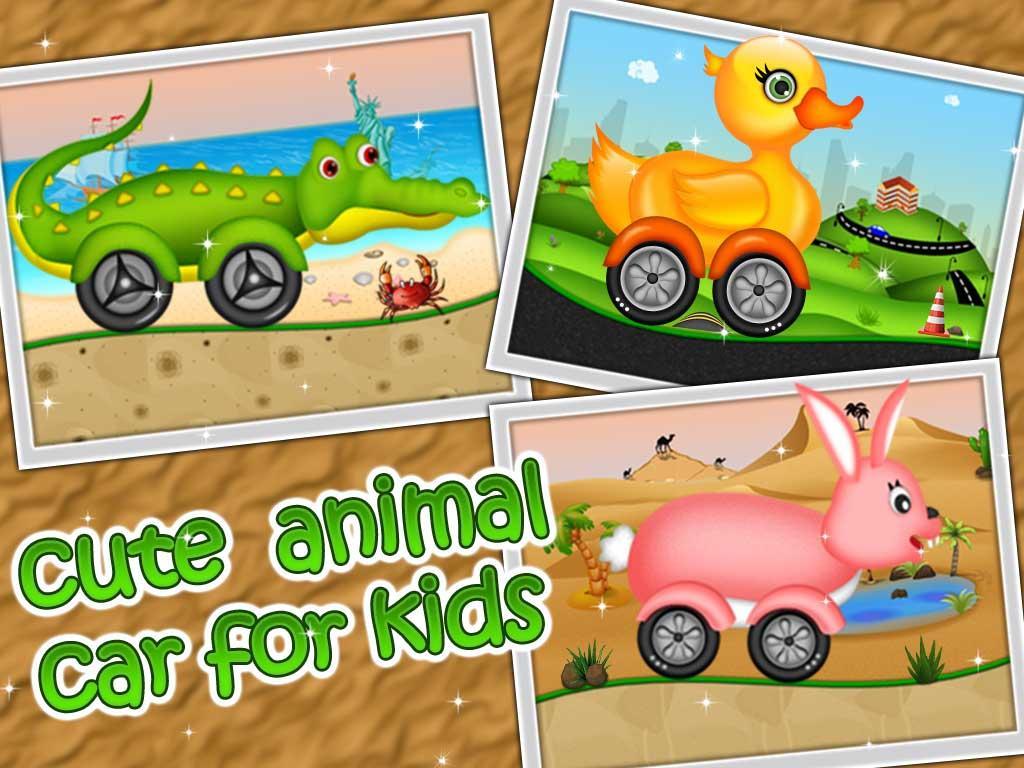 Kidzee - Animal Cars Racing
