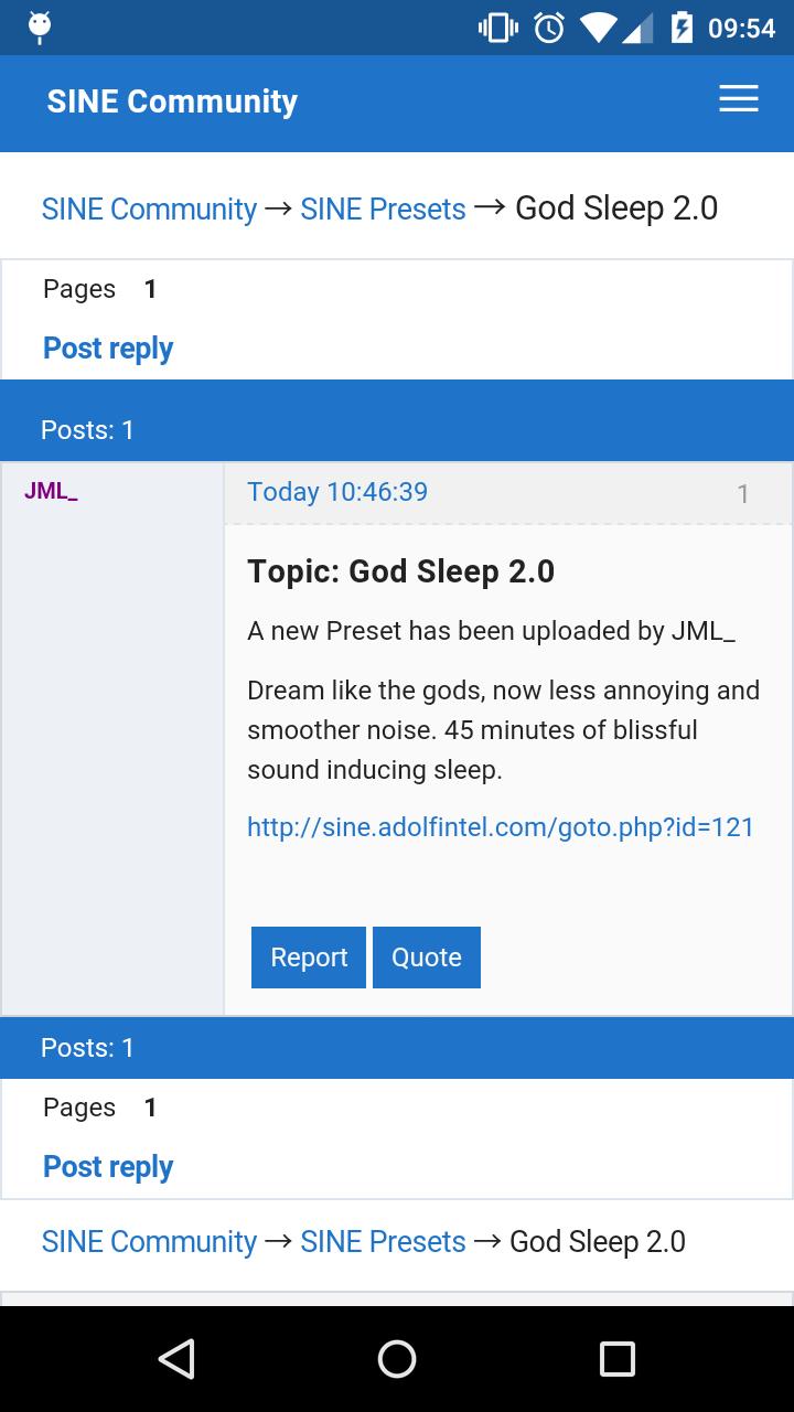 SINE Isochronic Entrainer