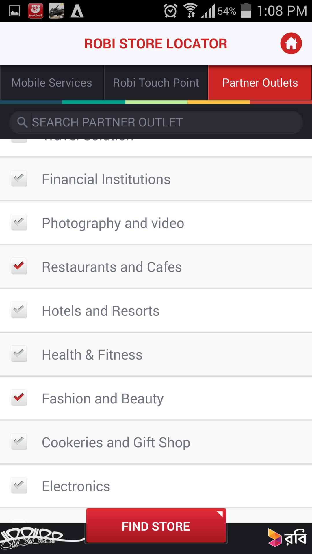 Robi Store Locator