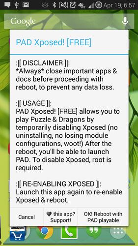 PAD Xposed! [FREE]