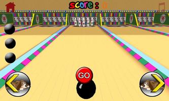 Dog bowling for kids