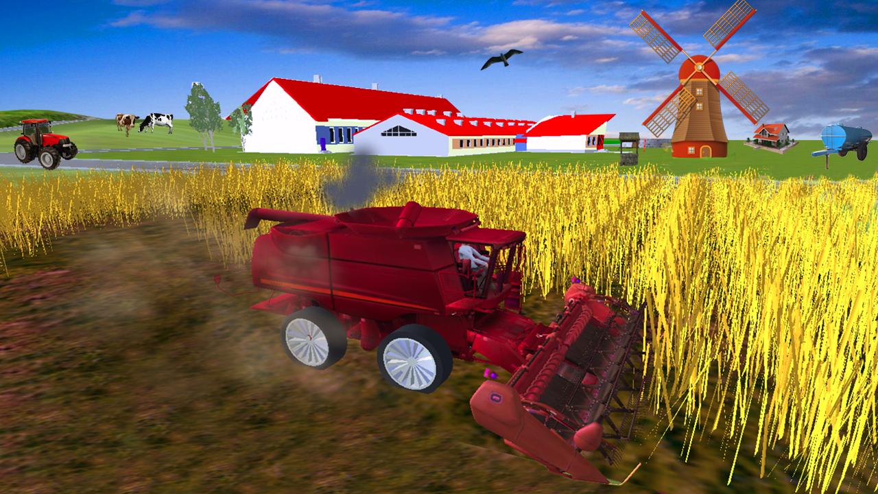 Simulate Modern Farm Tractor