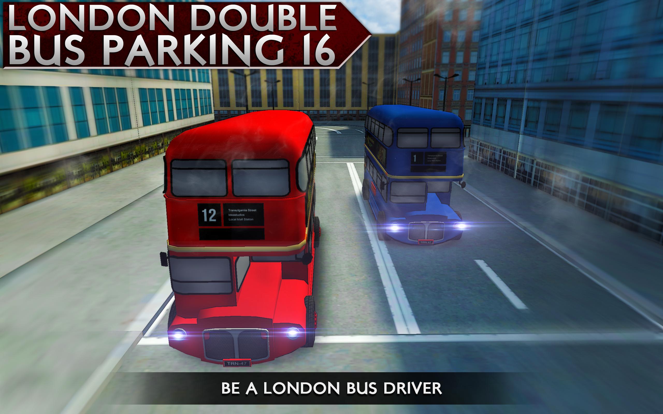 London Double Bus Parking 16