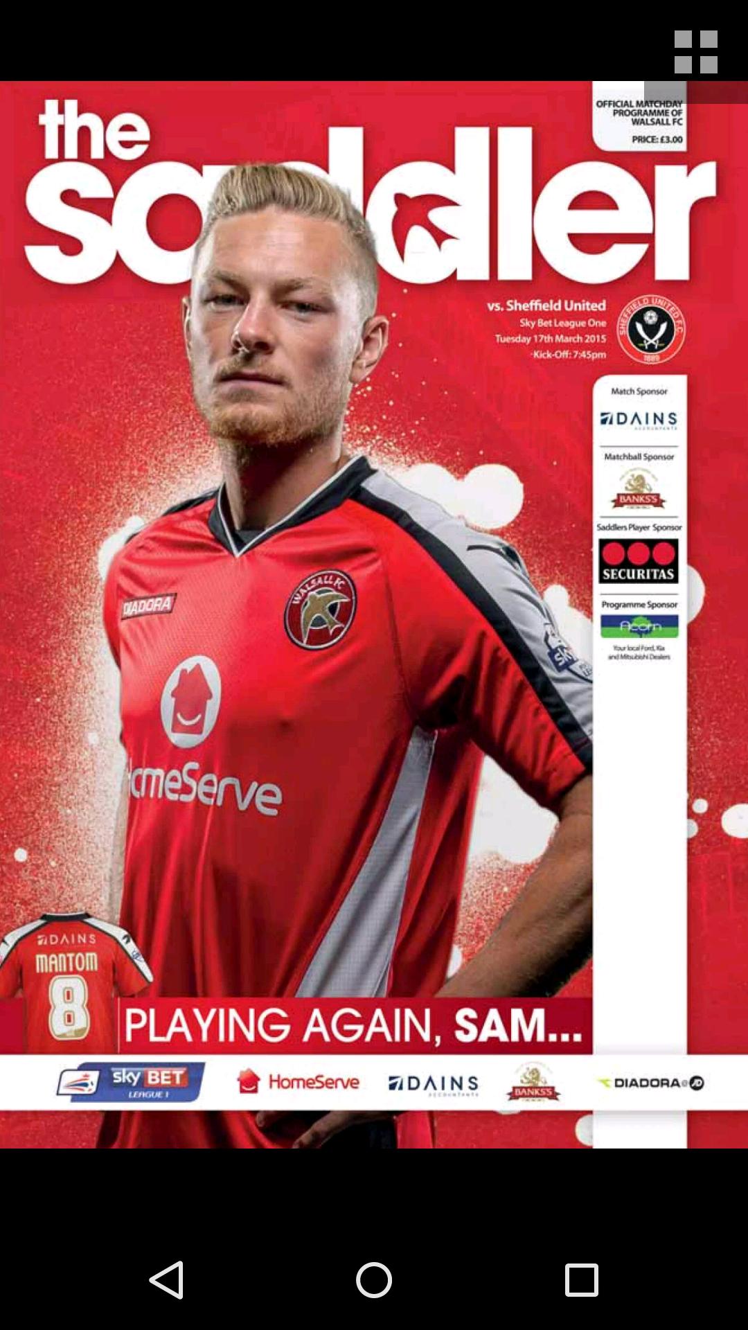 Walsall FC programmes