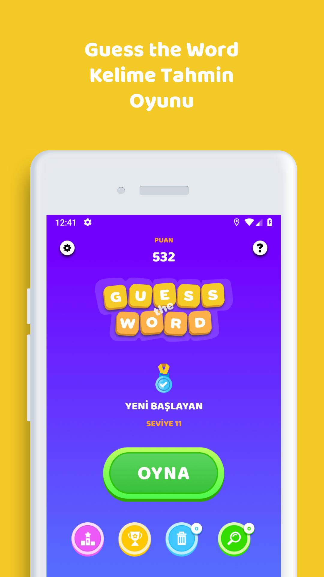 Kelime Oyunu & Kelime Bulmaca - Guess The Word