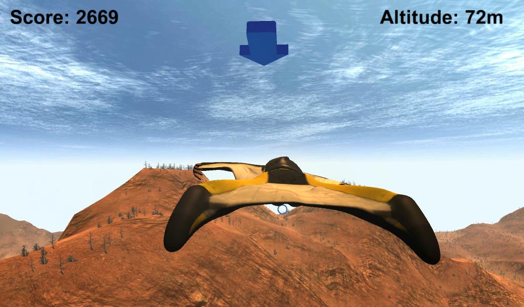 Cardboard Wingsuit Simulator