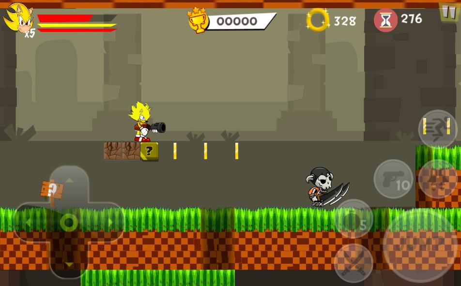 Super Sonic 3 & DarkNight Shadow Smash Platformer