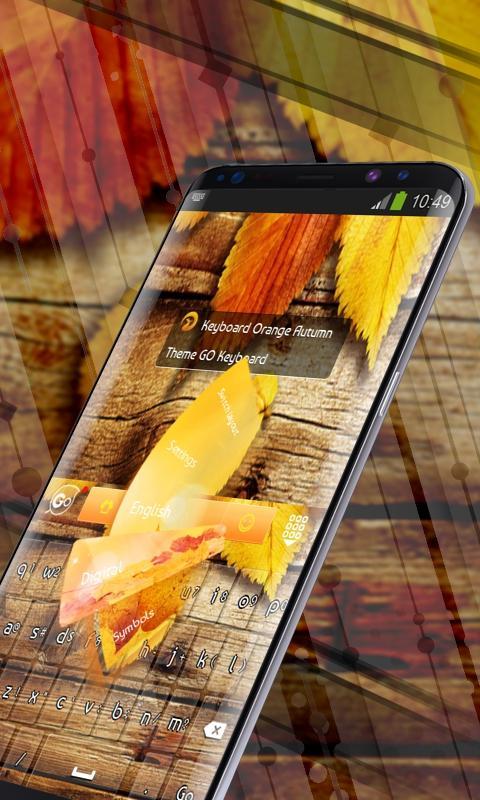 Keyboard Orange Autumn