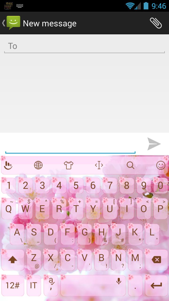 Keyboard Theme ValentineCherry