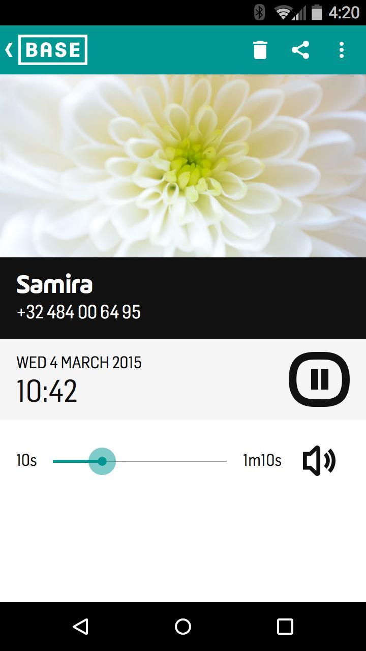 BASE Visual Voicemail