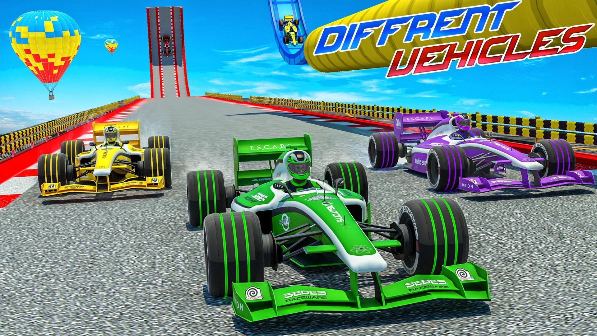 Top Speed Formula Ramp Car Stunts Game