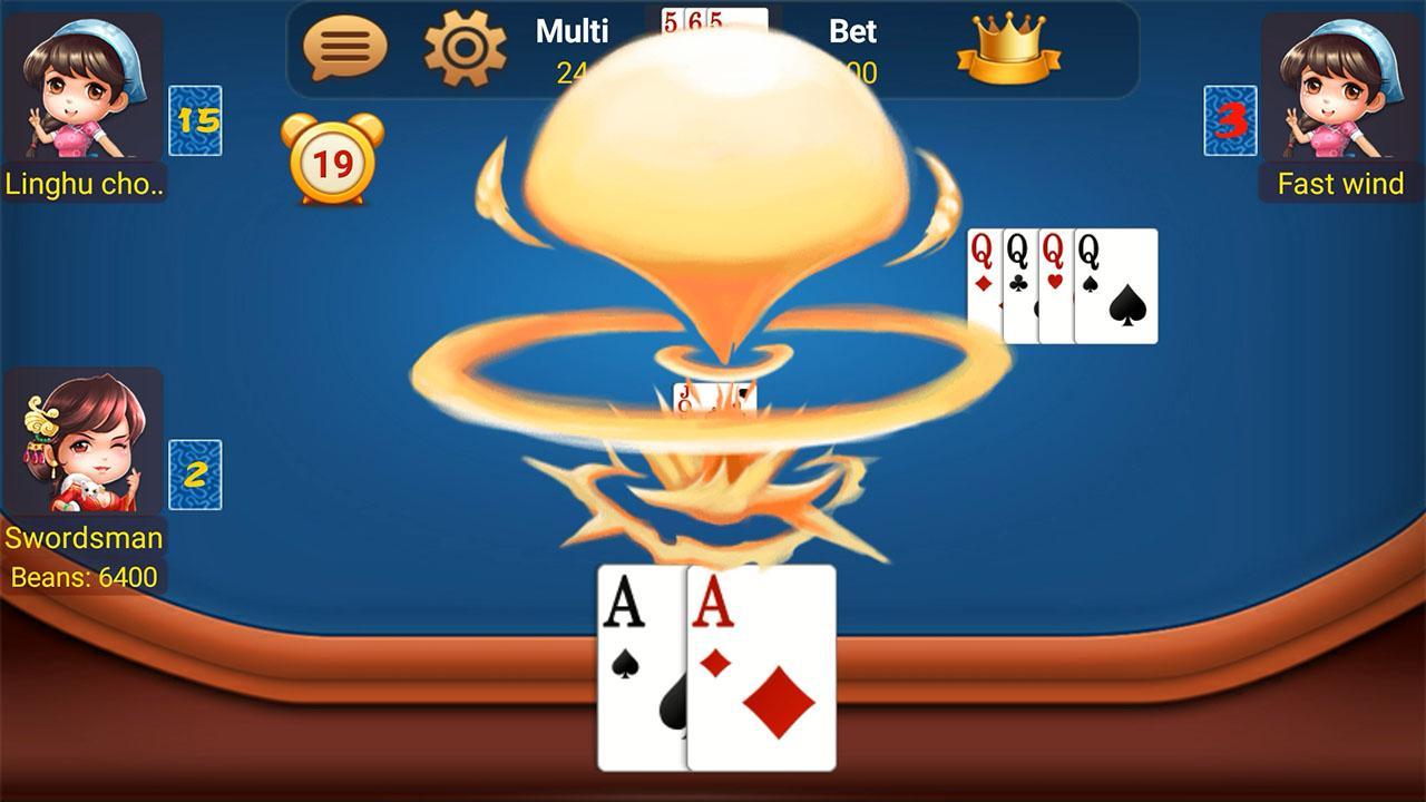 Beauty fighting landlords