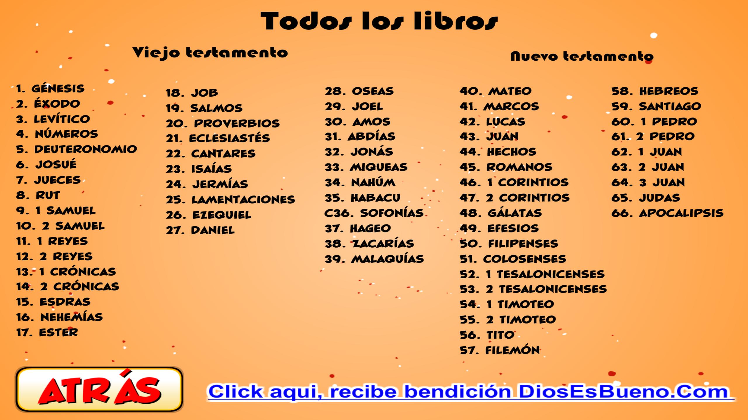 Aprender libros de la Biblia