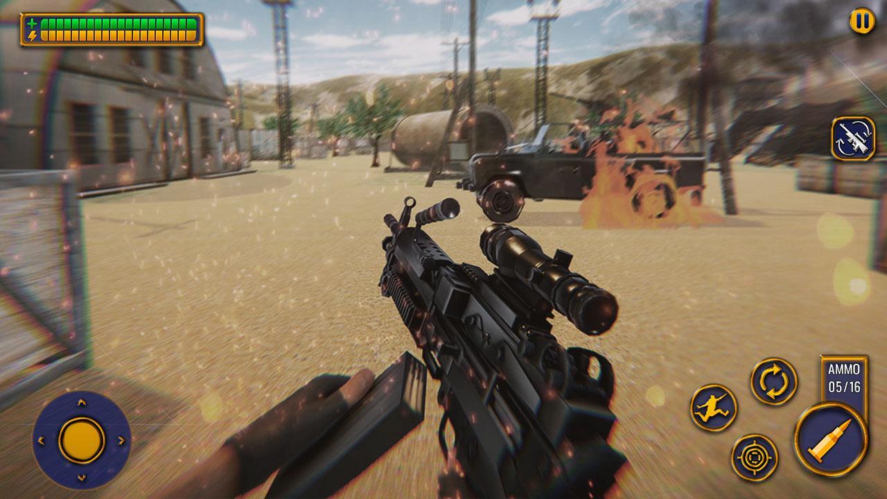Modern Squad Free Fire Battleground Shooting