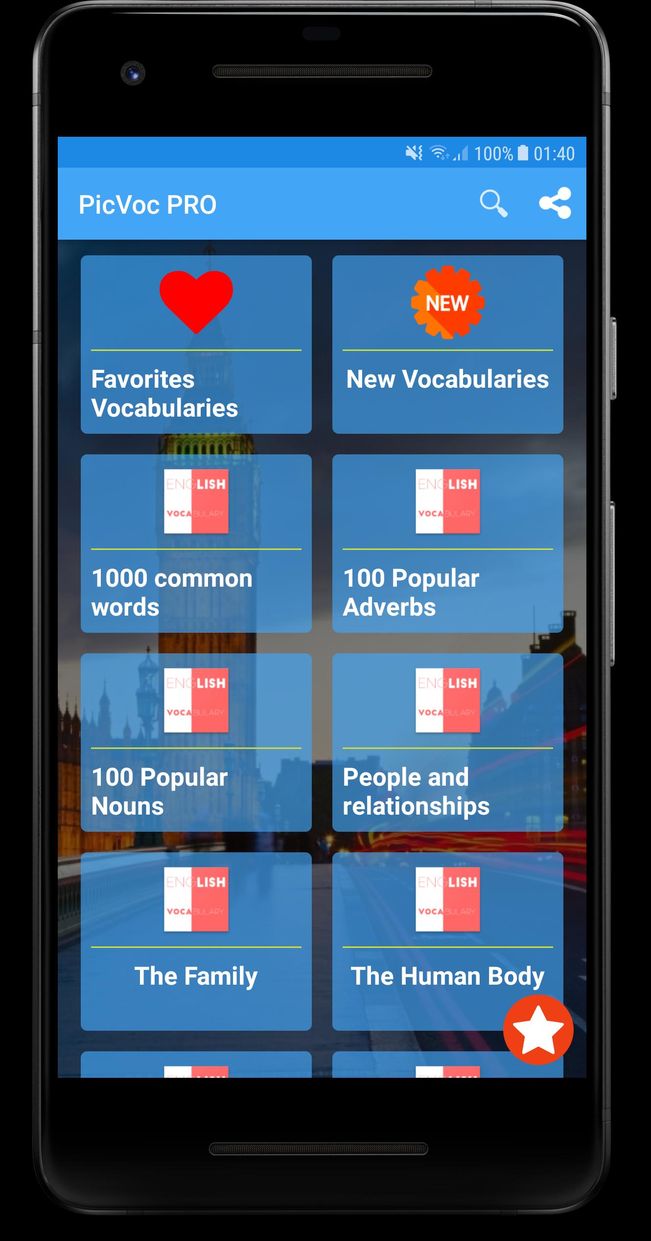 English Vocabulary PicVoc