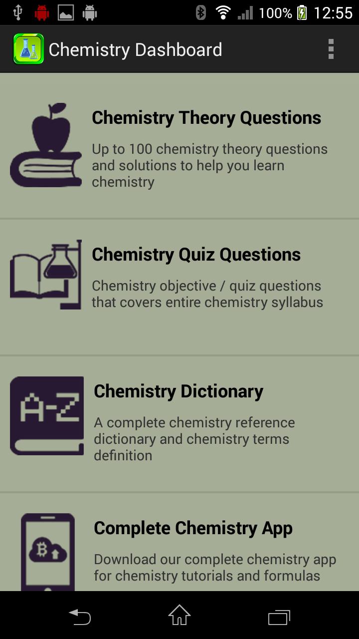 Full Chemistry Questions