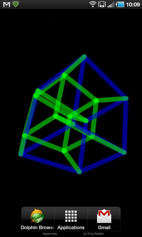 4D Hypercube Live Wallpaper