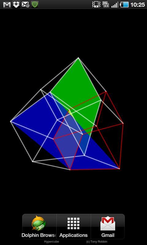 4D Hypercube Live Wallpaper