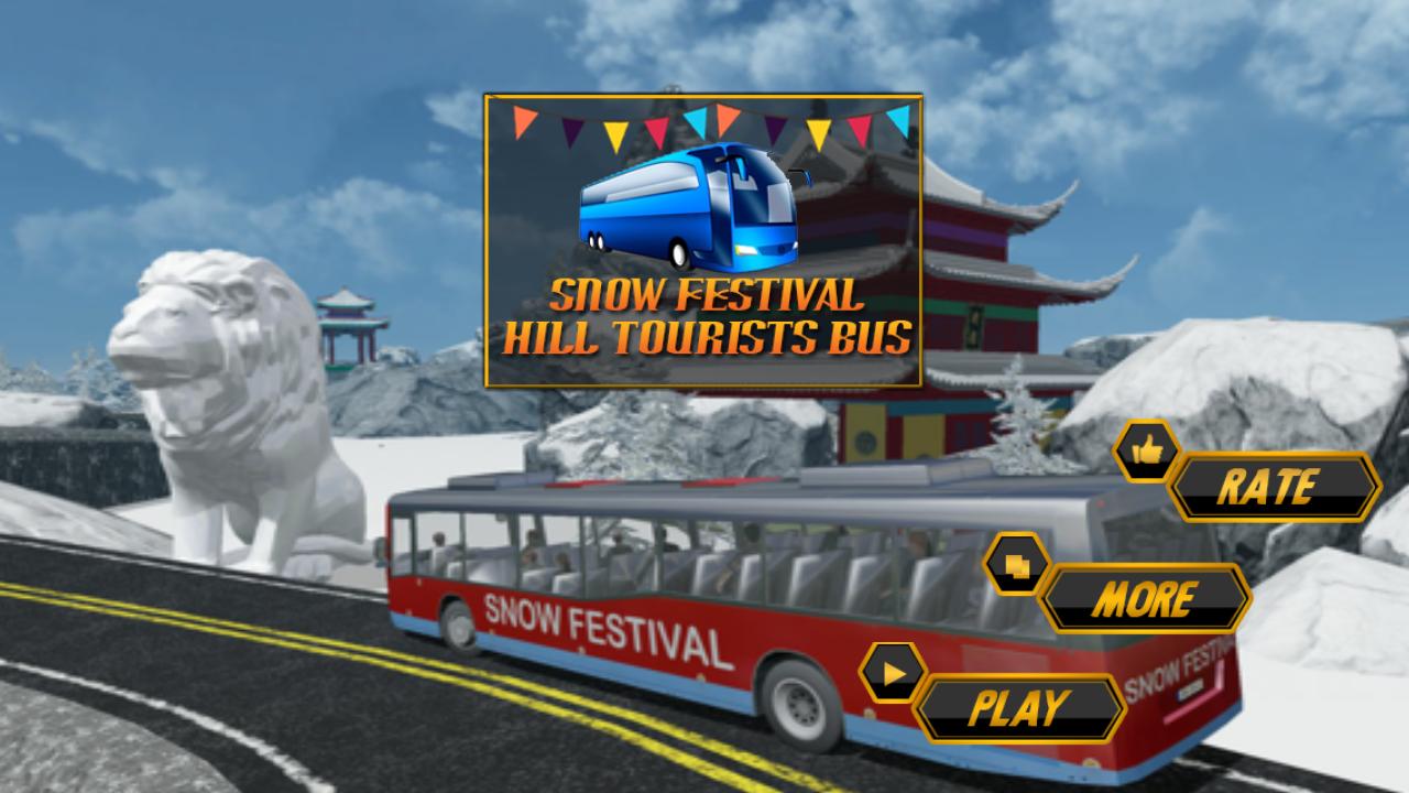 Snow Festival Hill Tourist Bus
